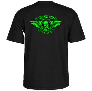 Powell Peralta Winged Ripper green blacklight T-Shirt