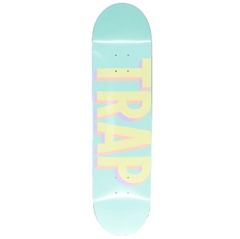 Trap Block Logo turquoise 8.375 Deck