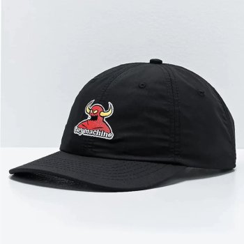 Toy Machine Monster Unstructured black Strapback Cap