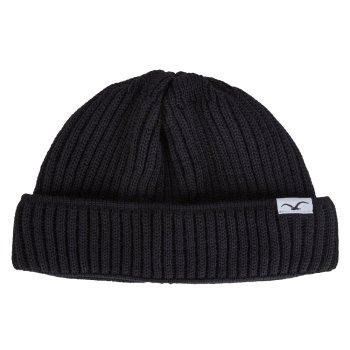 Cleptomanicx Storm Short black Beanie