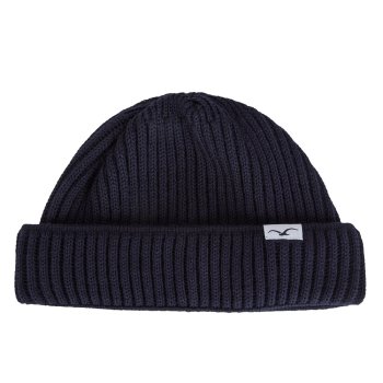 Cleptomanicx Storm Short dark navy Beanie