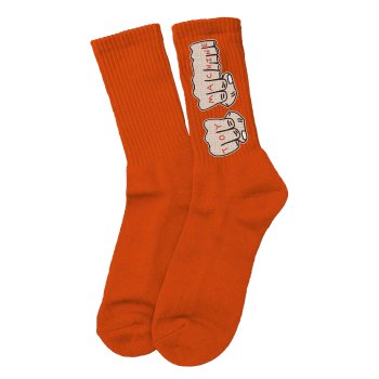 Toy Machine Fists orange Socken