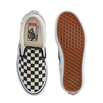Vans Slip On Skate black/off white checkered Schuhe