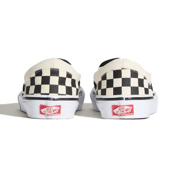 Vans Slip On Skate black/off white checkered Schuhe