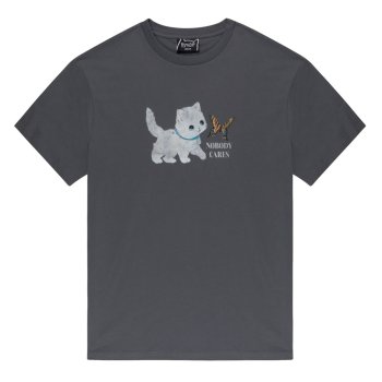 Rip N Dip Nobody Cares charcoal T-Shirt