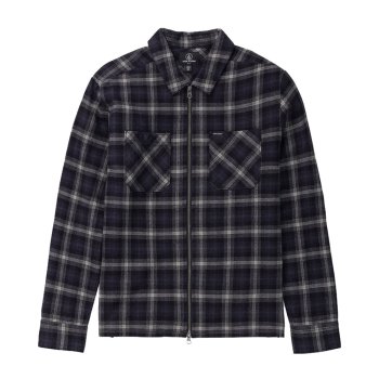 Volcom Fieldstone black Zip Hemd Jacke