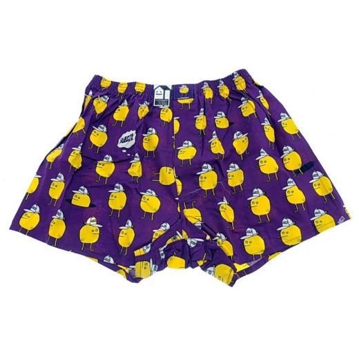 Lousy Livin Zitrone purple Boxershort