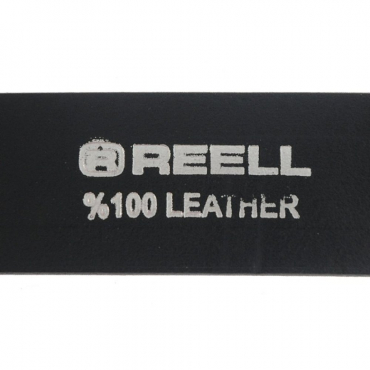 Reell All Black Buckle black Ledergürtel