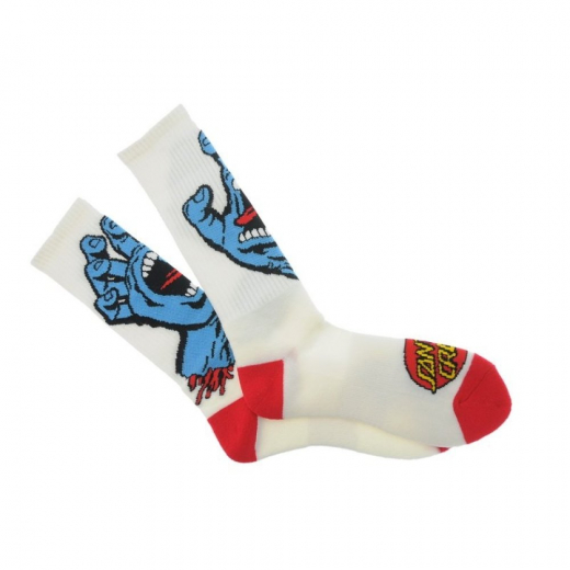 Santa Cruz Screaming Hand white Socken