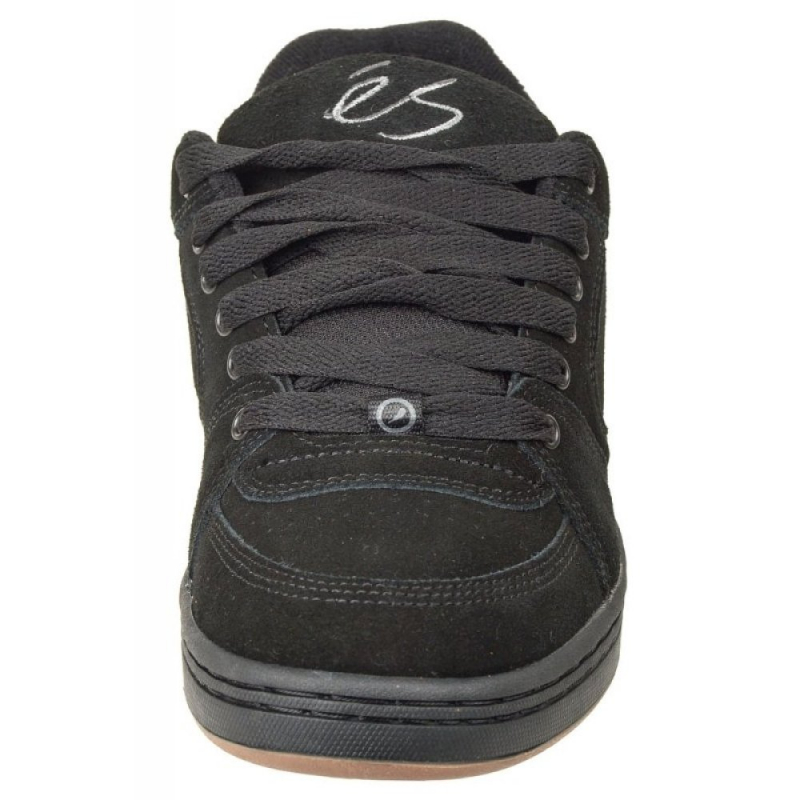 Scarpe Da Skate Uomo éS Accel OG – Tomaia In Camoscio, Suola In Gomma Naturale, Cavigliera Integrata, Colore Nero, Taglia 8.5