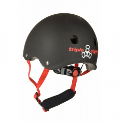 Triple 8 Lil 8 black Rubber XXS/XS Kids Helm