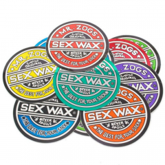 Sex Wax Circular Original Logo 9 Pegatina