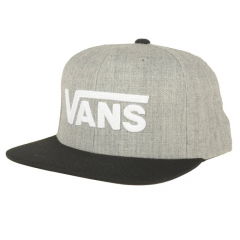 Vans Drop V II heather grey Snap Back Gorra