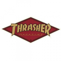 Thrasher Diamond Logo bordeaux Sticker