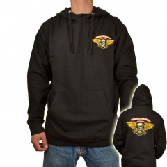 Powell Peralta Winged Ripper black Hooded