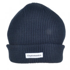 Cleptomanicx Shortie 2 dark navy Beanie