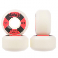 Bones 100s OG #4 V5 Sidecut white/red 52mm Ruedas