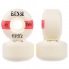 Bones 100s OG #19 V4 white/red 52mm Wheels