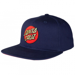 Santa Cruz Classic Dot dark navy Snap back Cap