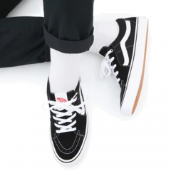 Vans Sk8-Low Skate black/white Schuhe