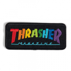 Thrasher Logo rainbow Patch