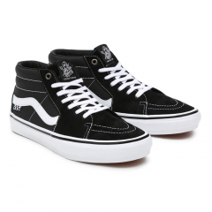 Vans SK8-Mid Grosso Skate black/white/emo leather Shoes