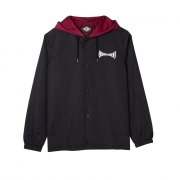 Independent Span black Hooded Windbreaker Jacket