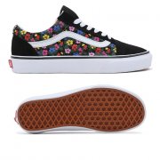 Vans Old Skool floral black/multi Kids Shoes