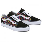 Vans Old Skool floral black/multi Kids Schuhe