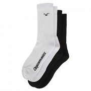 Cleptomanicx Ligull white/black 2er Pack Socken