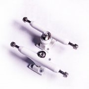 Custom white 34mm Fingerboard Trucks Set