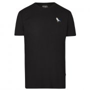 Cleptomanicx Embro Gull black Camiseta