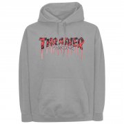 Thrasher Blood Drip grey Hooded