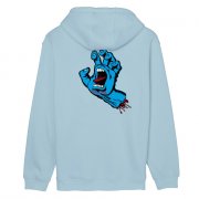 Santa Cruz Screaming Hand Chest sky blue Sudadera con Capucha