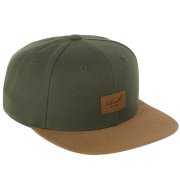 Reell Suede dark olive 6 Panel Cap