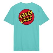 Santa Cruz Classic Dot Chest pool blue T-Shirt