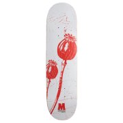 Morphium Poppies white 8.375 Deck