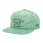 Dark Seas Tridents green Cord Gorra
