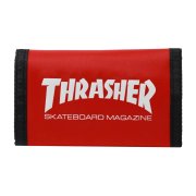 Thrasher Skate Mag Trifold Velcro red Wallet