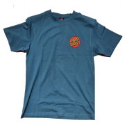 Santa Cruz Classic Dot Chest teal T-Shirt