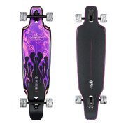 Globe Outlier purple Flames 36 Komplett Longboard