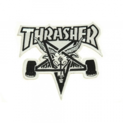 Thrasher Skategoat white/black Parche