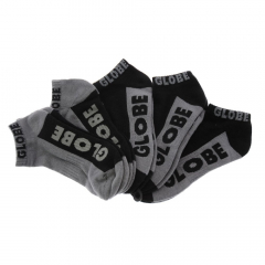 Globe New Tradie black/grey Pack of 5 Ankle Socks
