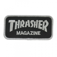 Thrasher Logo silver/black Patch