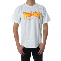 Thrasher Flame white T-Shirt