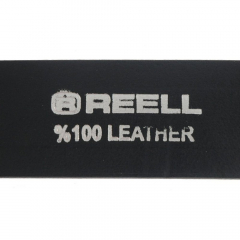 Reell All Black Buckle black Ledergürtel