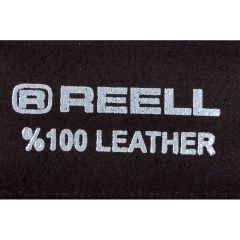 Reell All Black Buckle brown Leather Belt
